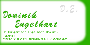 dominik engelhart business card